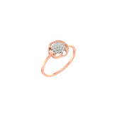 18K Gold & Diamond Ring For Women PLR-140